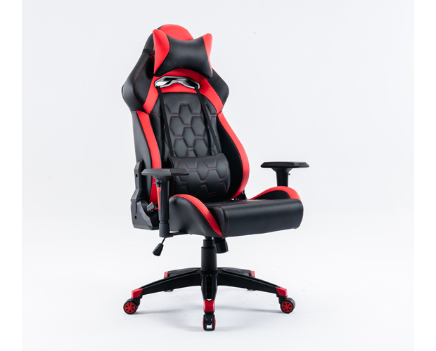 red reclining gaming chair