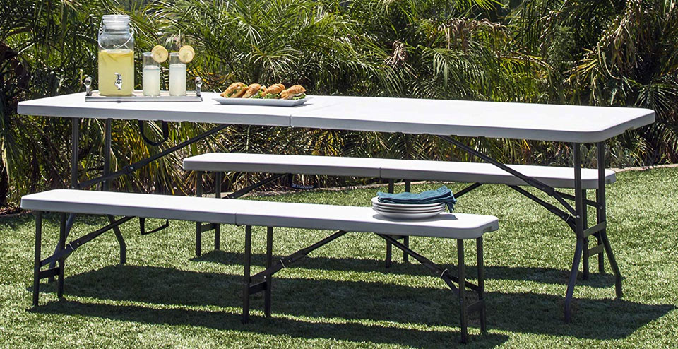 Features Of White Plastic Dining Bench
