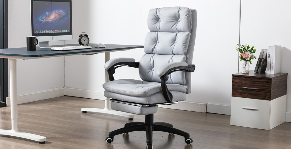 Are Grey high back flannel fabric office chairs Better？