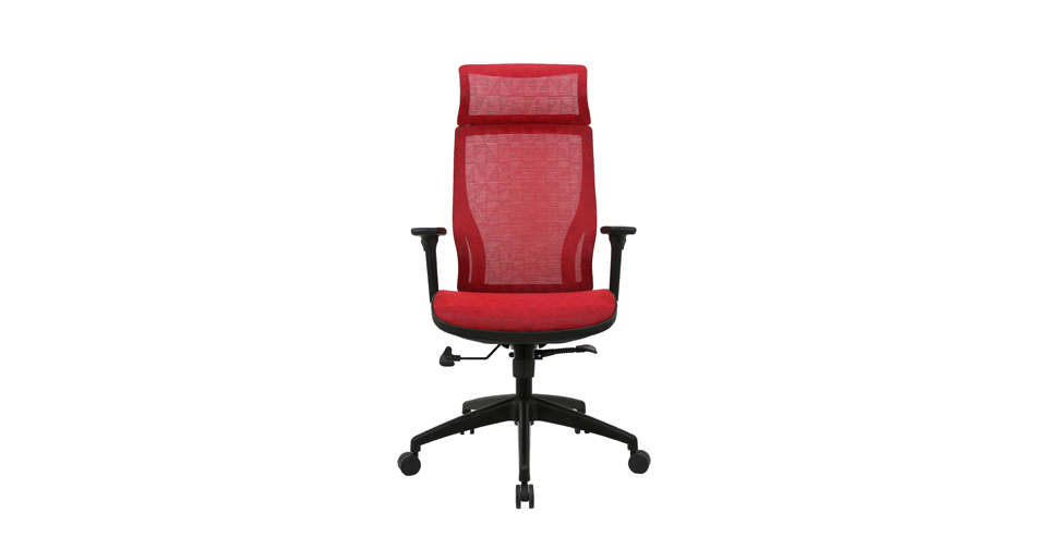 Features Of Blue high back black frame tilting mechanism office chairs