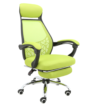 HC-1169 Black Mesh White Plastic Frame Office Chair