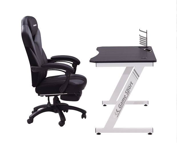 hc gt 002 whtie matel frame gaming table 4