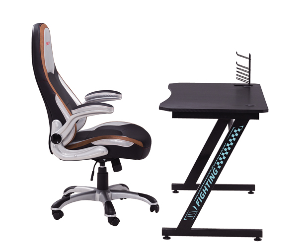 HC-GT-005 Whtie Matel Frame Gaming Table