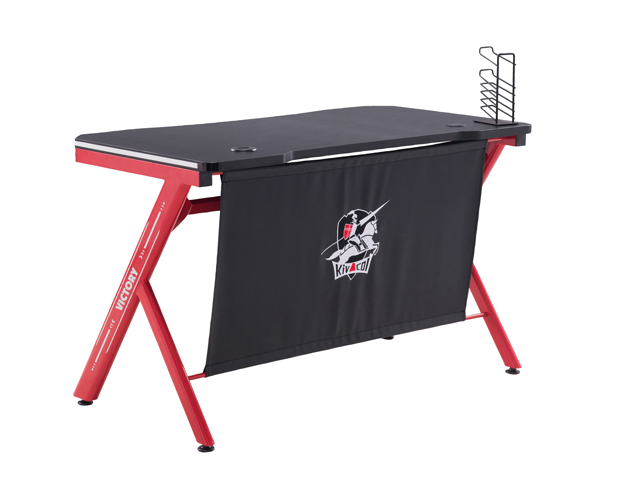 HC-GT-008 RGB Light Red Matel Frame Gaming Table