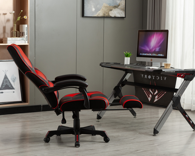 hc 2643 black and red leather gaming chair 5